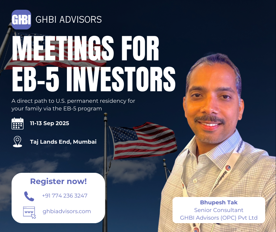Header Image for Meetings for EB-5 Investors in Mumbai